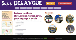 Desktop Screenshot of delaygue-stores-baches-allex.com